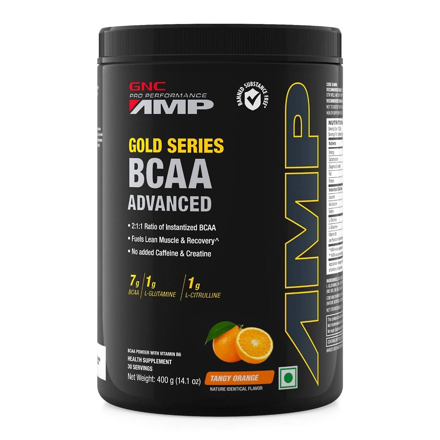 GNC AMP Gold Series BCAA Advanced | B6 & Muscle Recovery