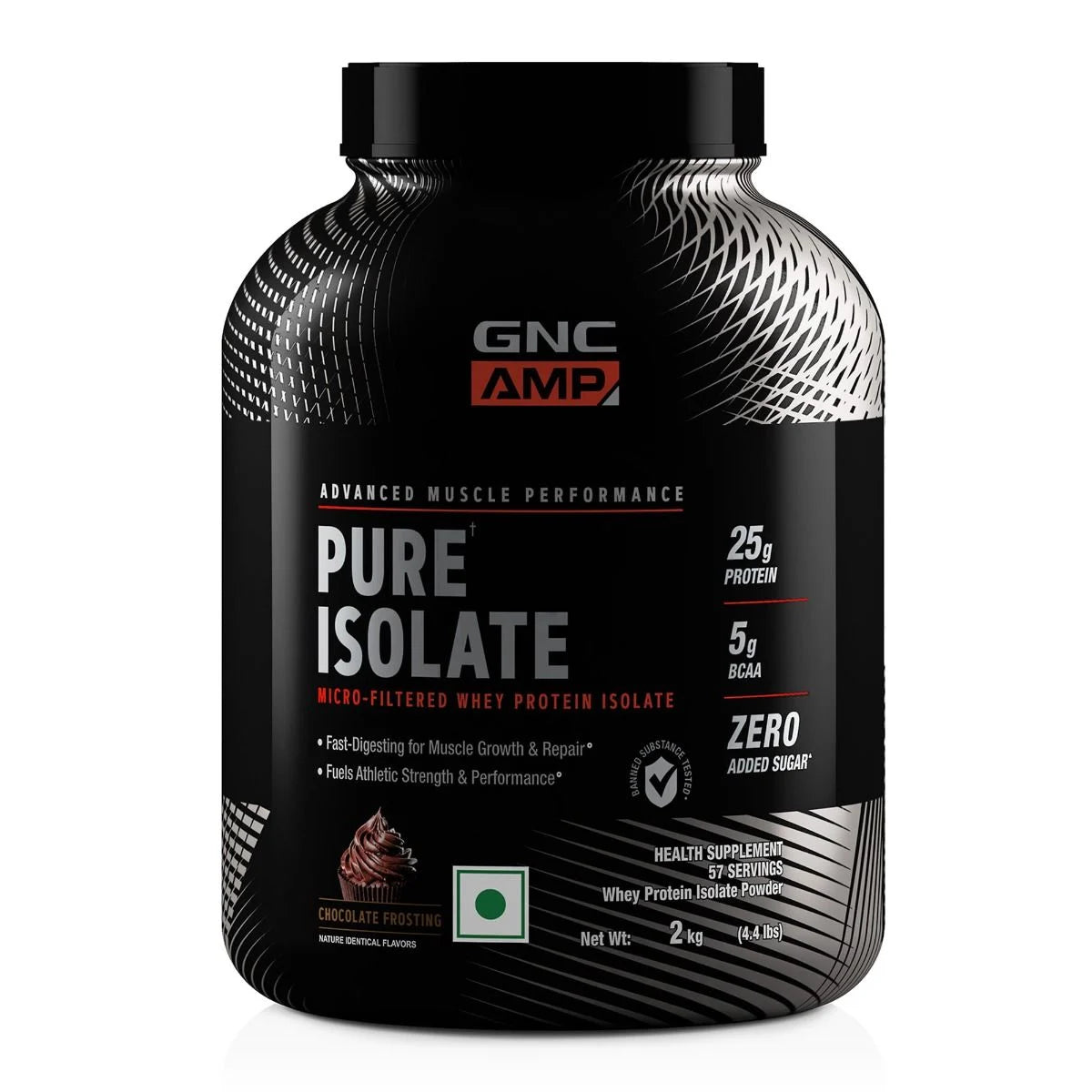 GNC AMP Pure Isolate - 25g Protein, Low Carb