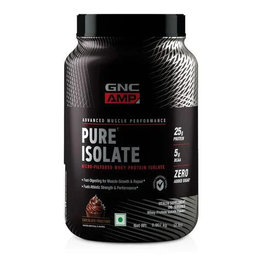 GNC AMP Pure Isolate - 25g Protein, Low Carb
