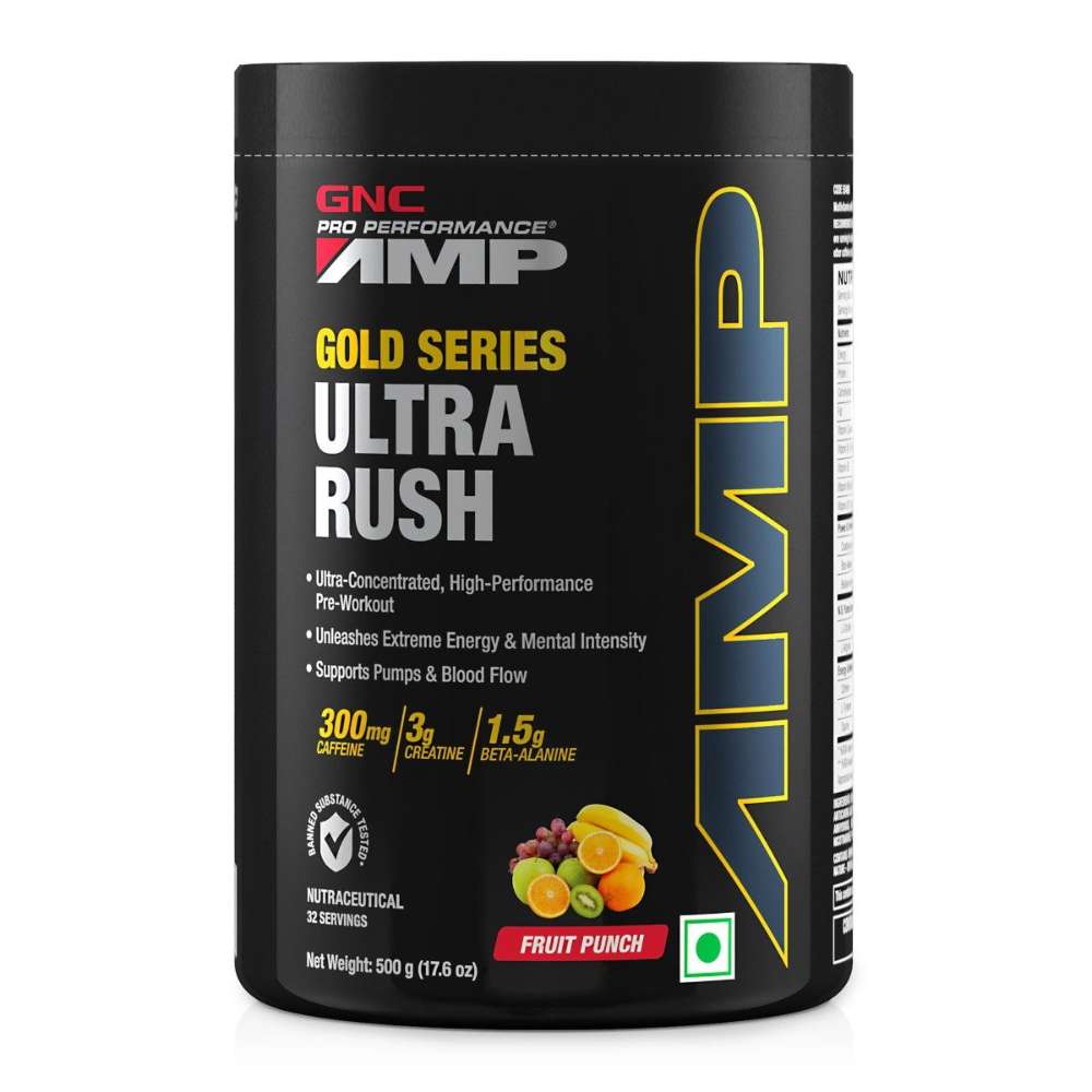 GNC AMP Gold Ultra Rush - Power Boost Pre-Workout
