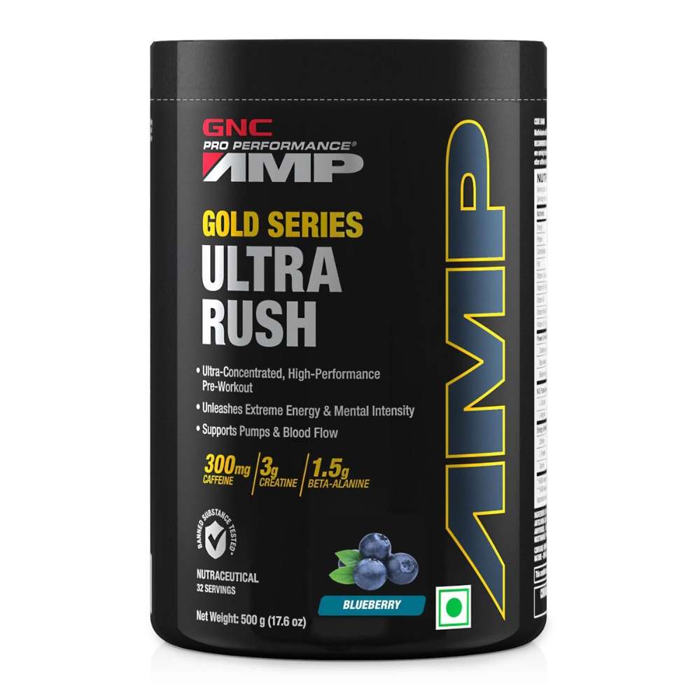 GNC AMP Gold Ultra Rush - Power Boost Pre-Workout