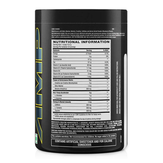 GNC AMP Gold Ultra Rush - Power Boost Pre-Workout