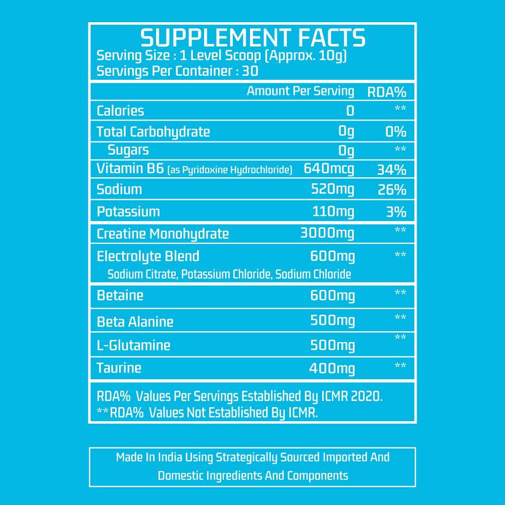 Myfitness CREA-H2O | Effervescent Creatine for Muscle Power