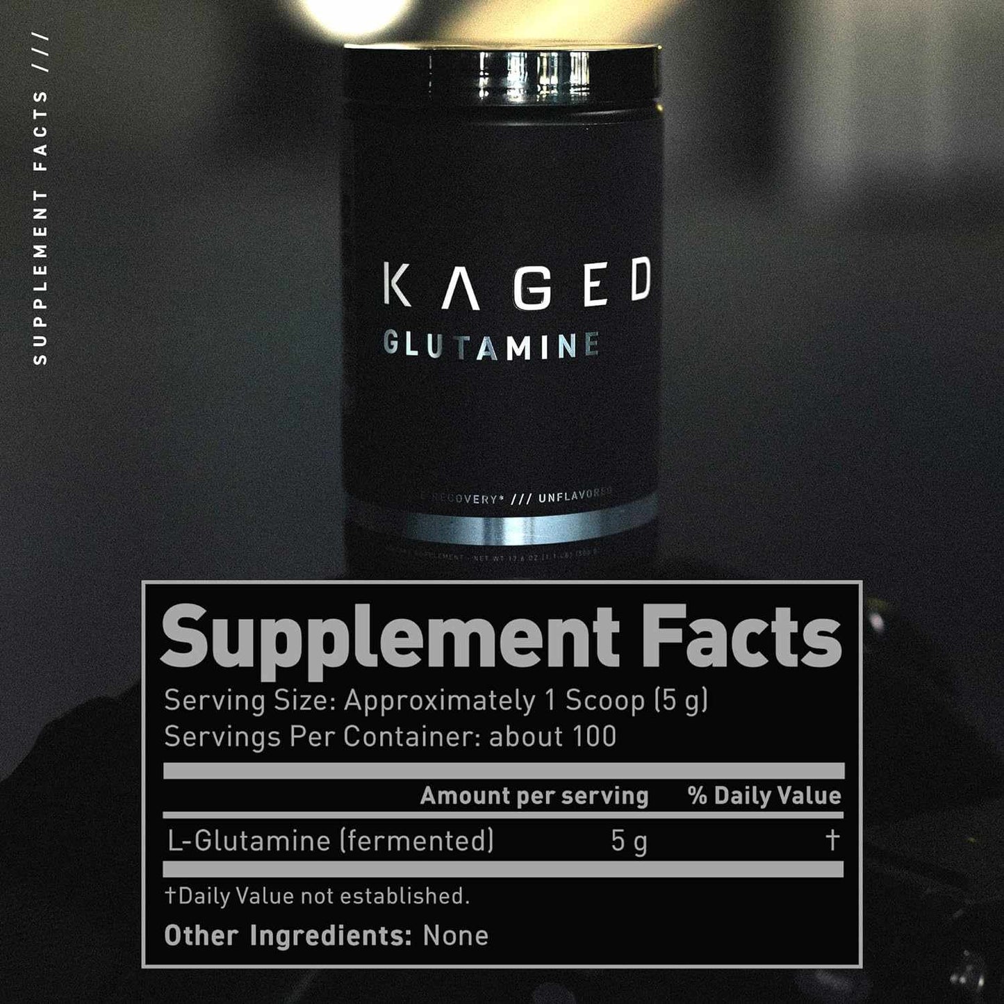 Kaged Muscle Glutamine Powder – Muscle Recovery & Gut Health