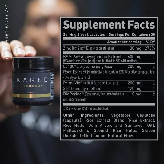 Kaged Muscle Ferodrox – Natural Testosterone Booster