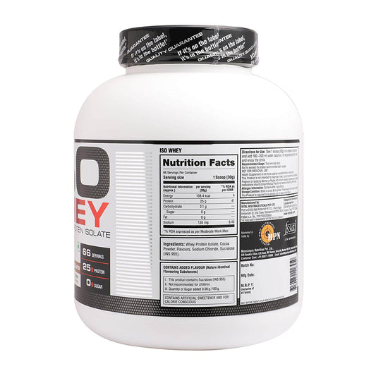 Labrada 100% ISO Whey | 25g Pure Whey Isolate Protein