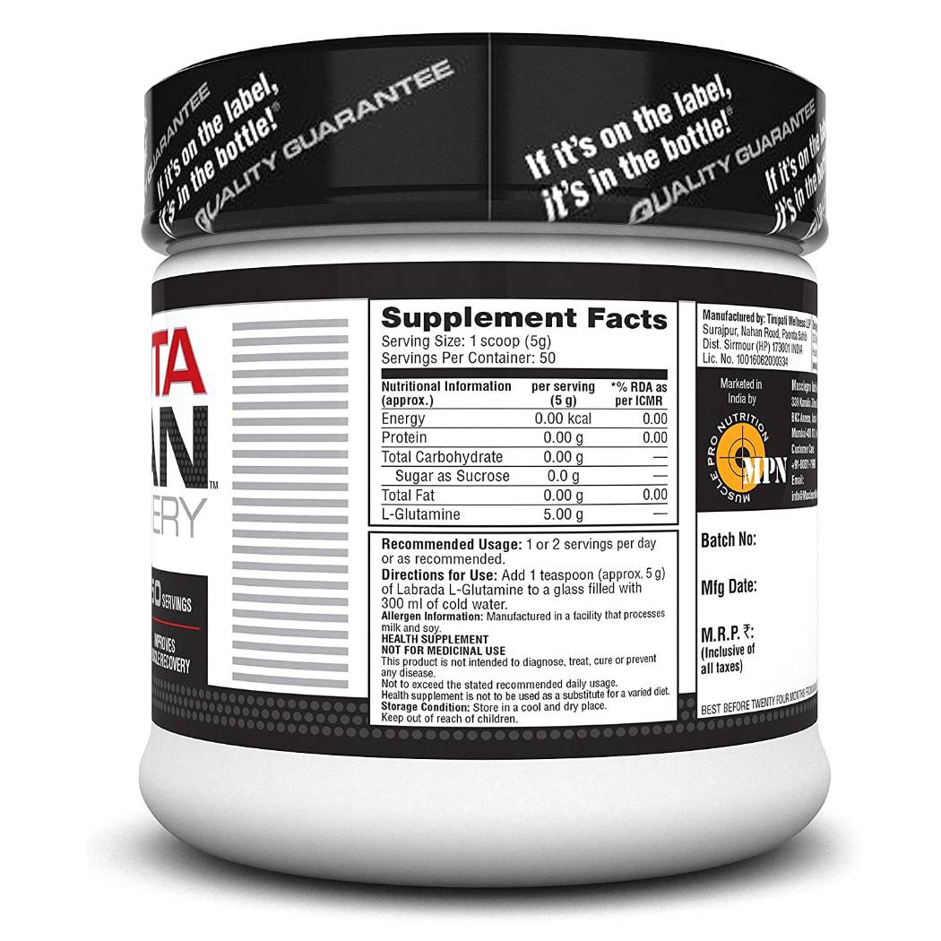 Labrada Glutalean – Pure L-Glutamine for Muscle Recovery