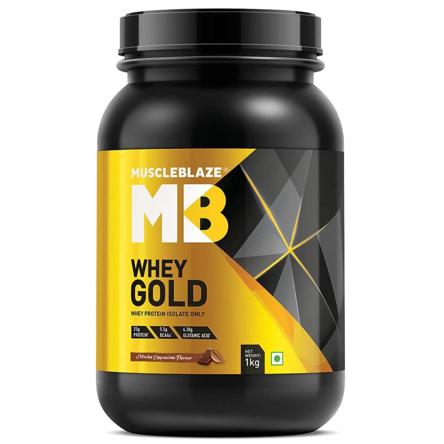 MuscleBlaze Whey Gold - 25g Pure Whey Protein Isolate