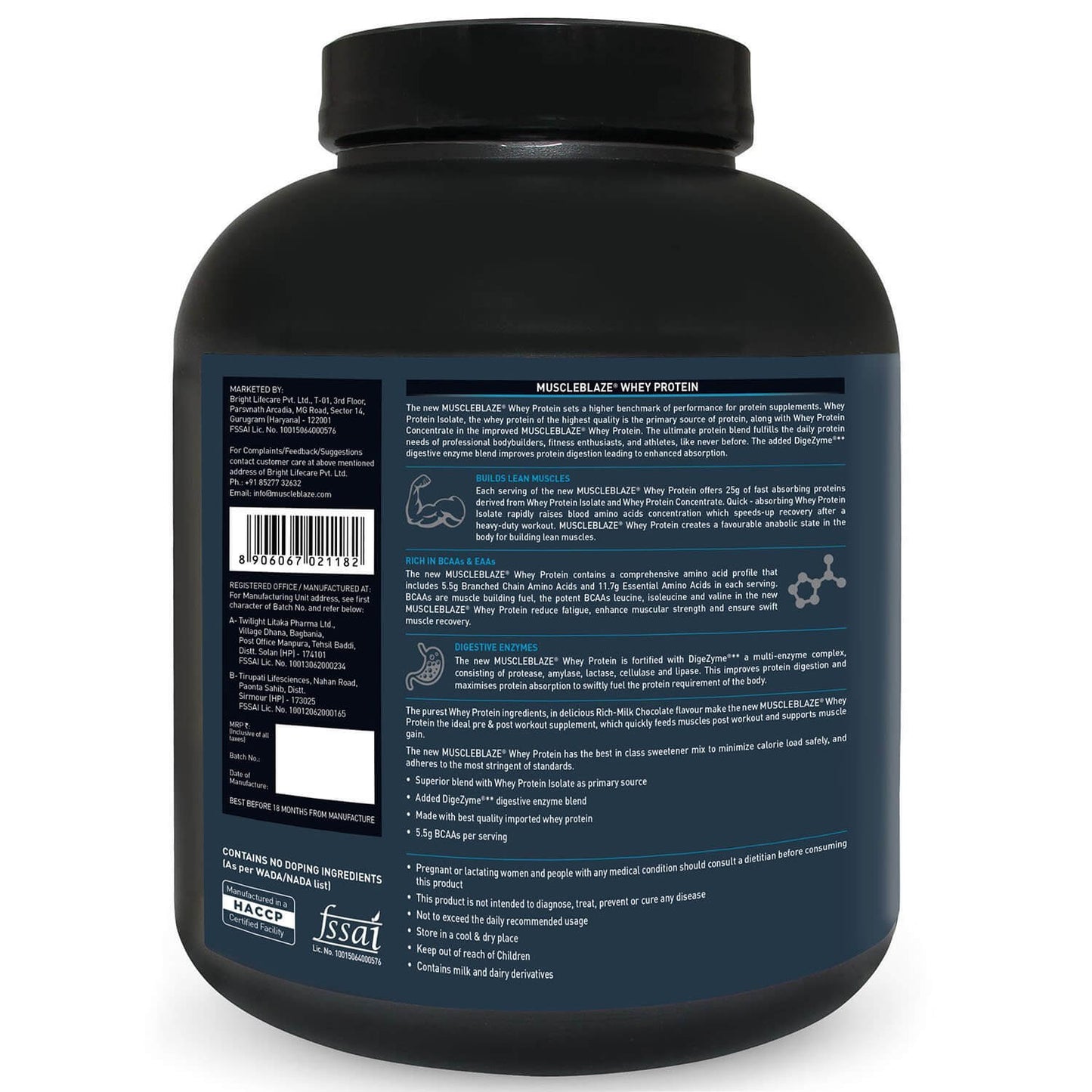 MuscleBlaze Whey Protein - High Quality Muscle Fuel