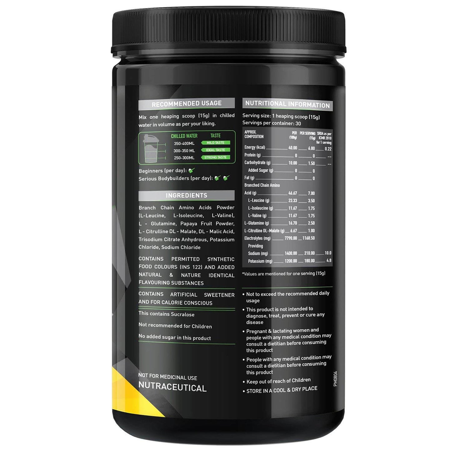MuscleBlaze BCAA Pro – Intra-Workout Recovery Boost