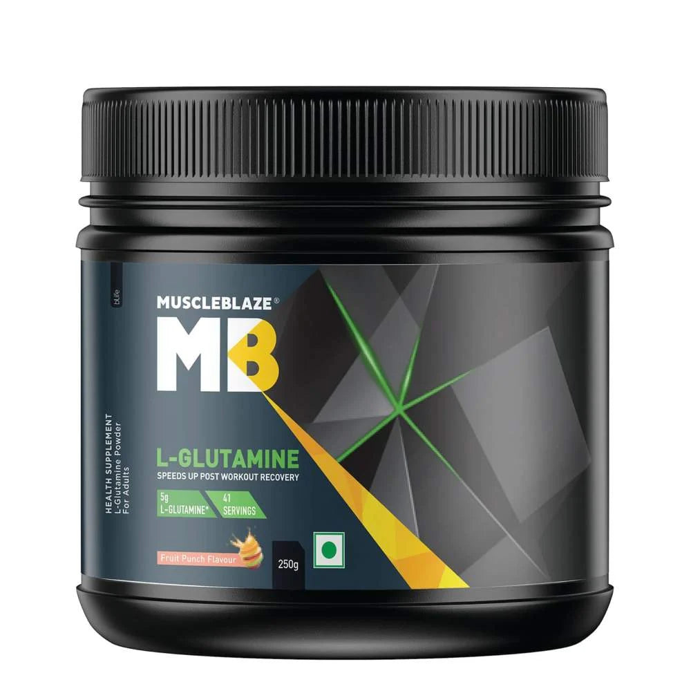MuscleBlaze L-Glutamine – Boost Recovery & Immunity