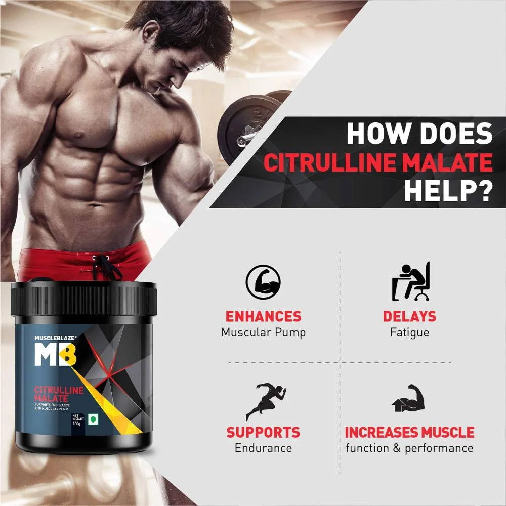 MuscleBlaze Citrulline Malate Powder | Boost Endurance