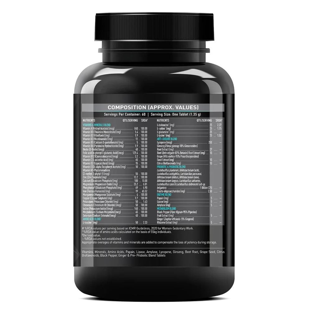 MuscleBlaze MB-Vite Multivitamins – Energy & Immunity