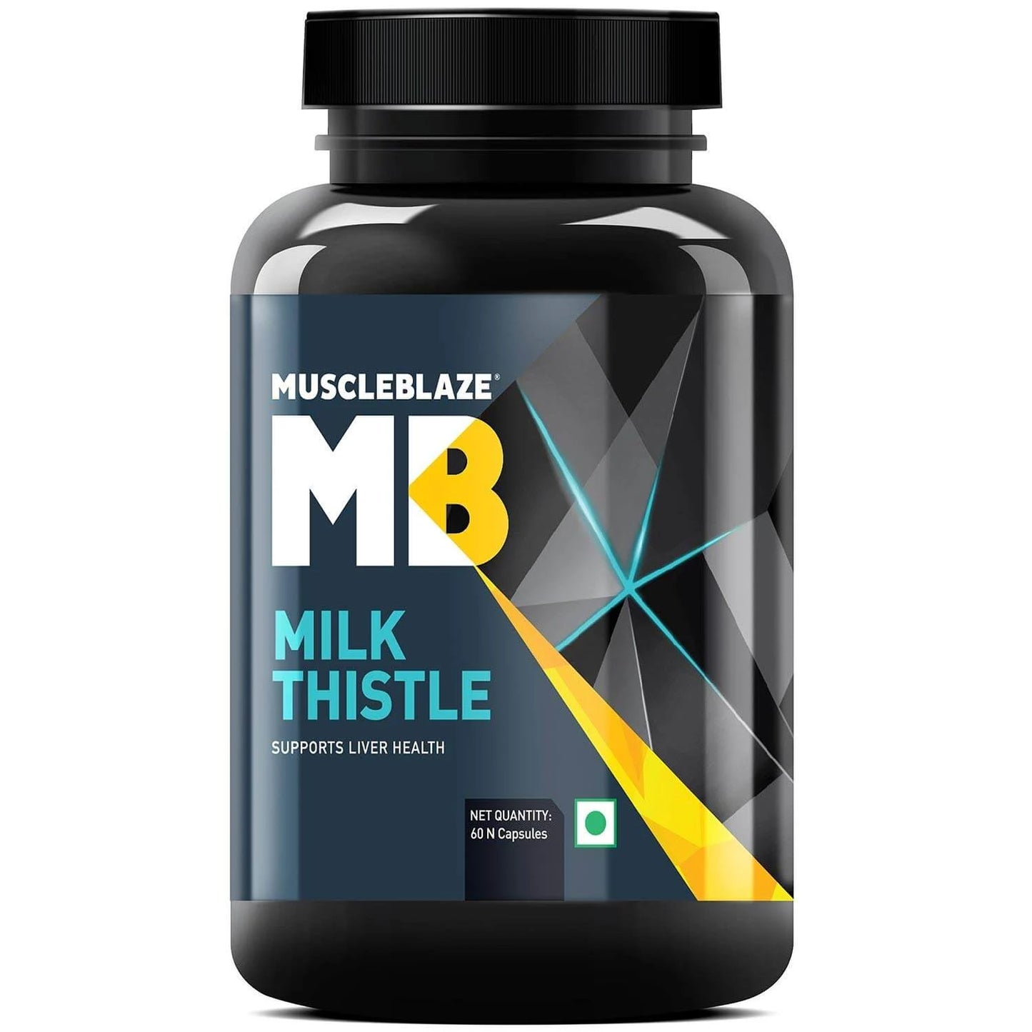 MuscleBlaze Milk Thistle Liver Support 600mg Capsules