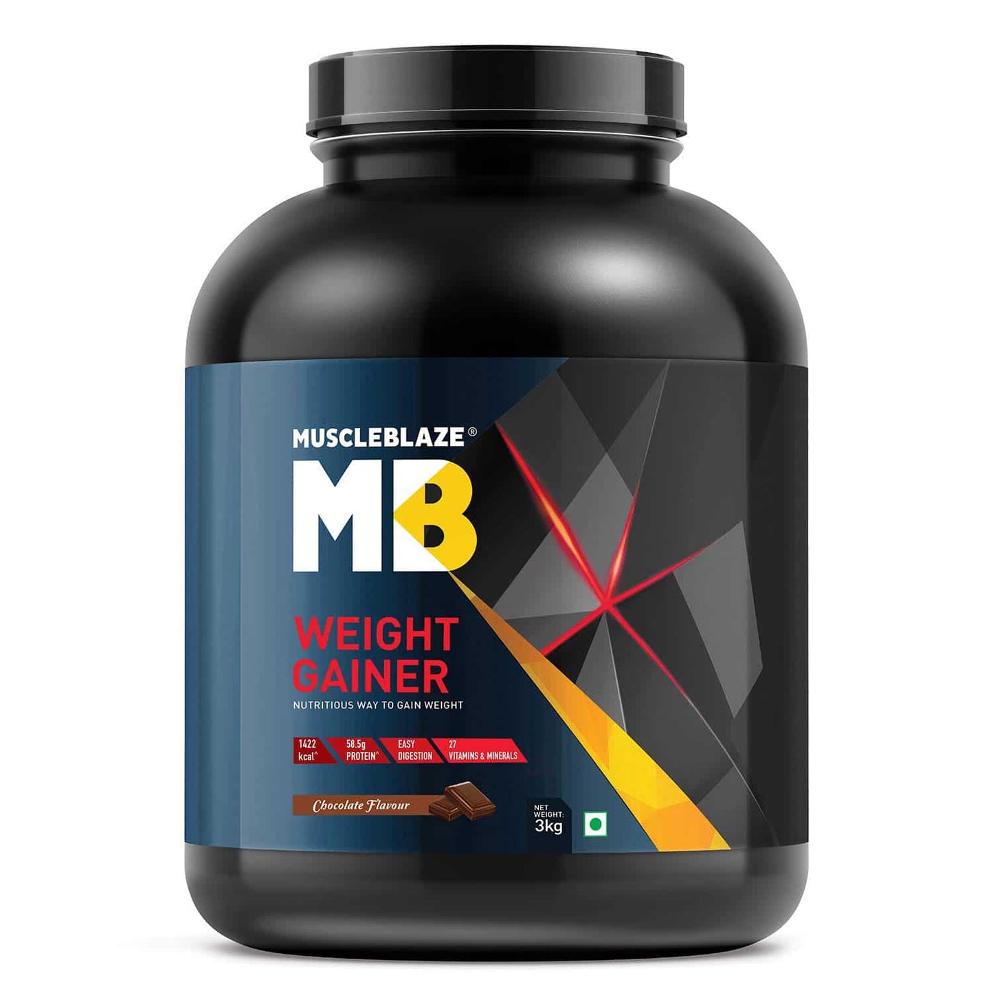 MuscleBlaze Weight Gainer with Digezyme | 474 Calories