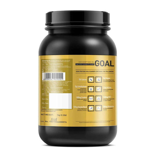 MuscleBlaze High Protein Gold Gainer | Clean Mass Gain