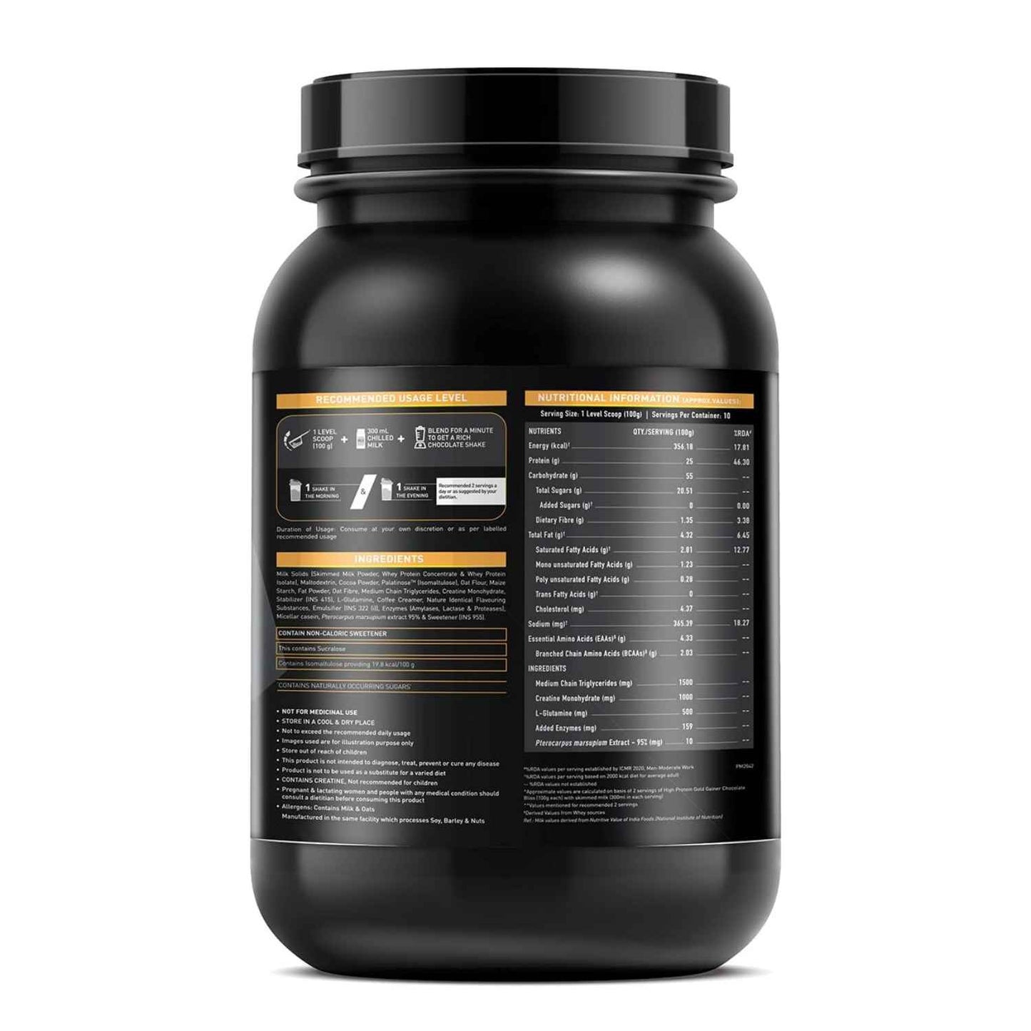 MuscleBlaze High Protein Gold Gainer | Clean Mass Gain