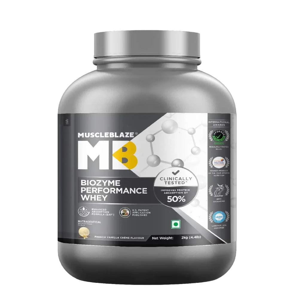 MuscleBlaze Biozyme Performance Whey | Fast Recovery Protein