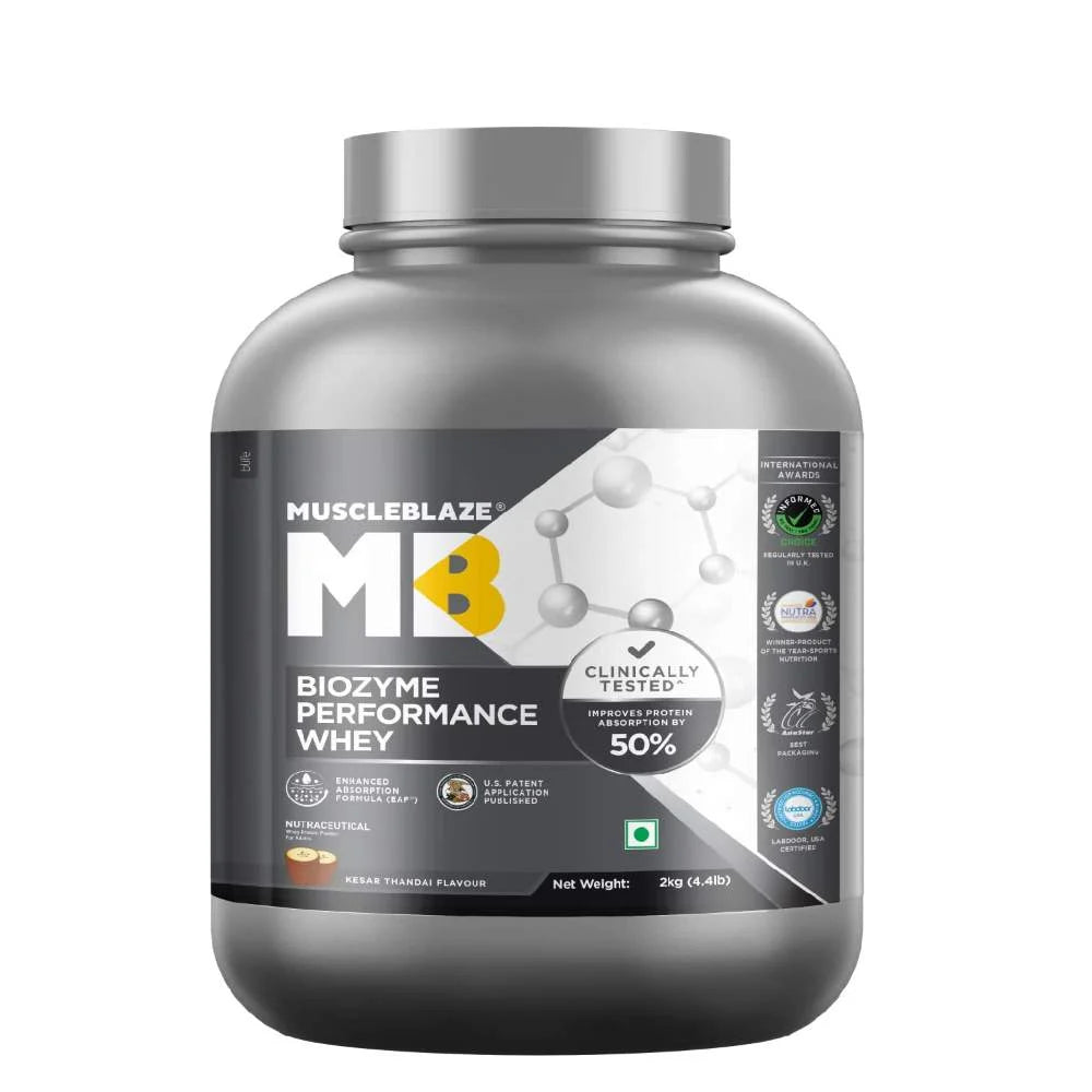 MuscleBlaze Biozyme Performance Whey | Fast Recovery Protein