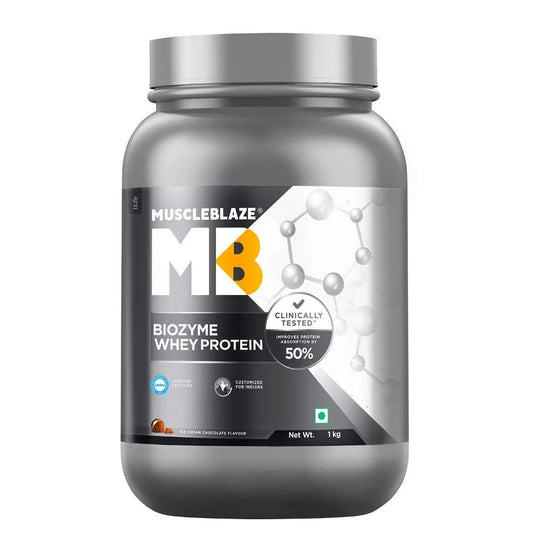 MuscleBlaze Biozyme Whey Protein for Muscle Growth