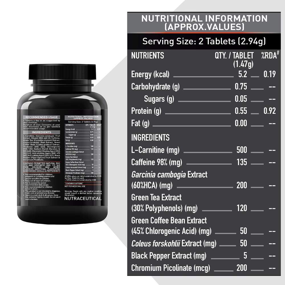 MuscleBlaze MB-Burner Pro | Advanced Fat Burner