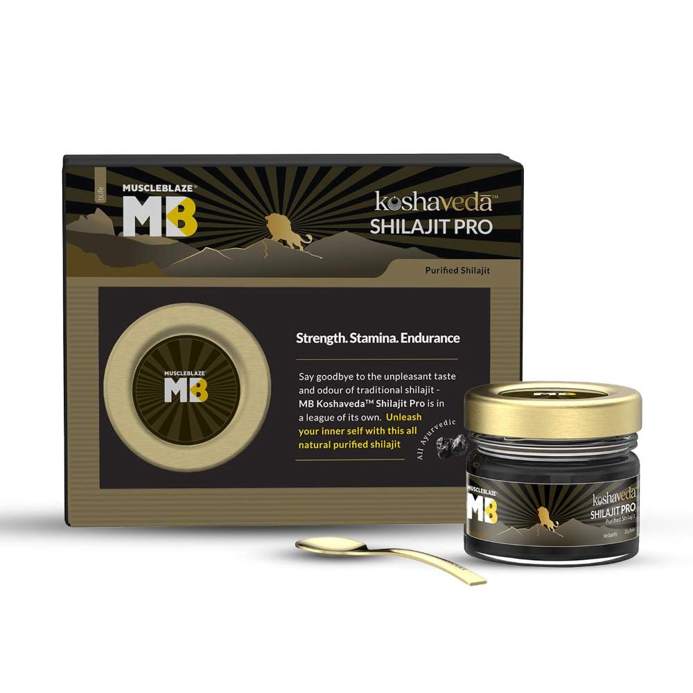 MuscleBlaze Koshaveda Shilajit Pro Resin for Energy