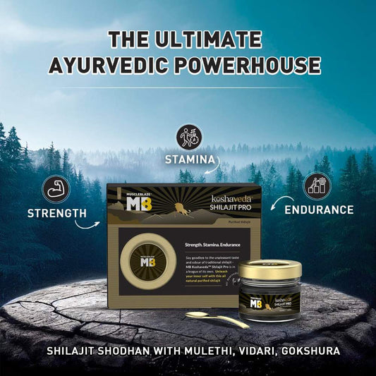 MuscleBlaze Koshaveda Shilajit Pro Resin for Energy