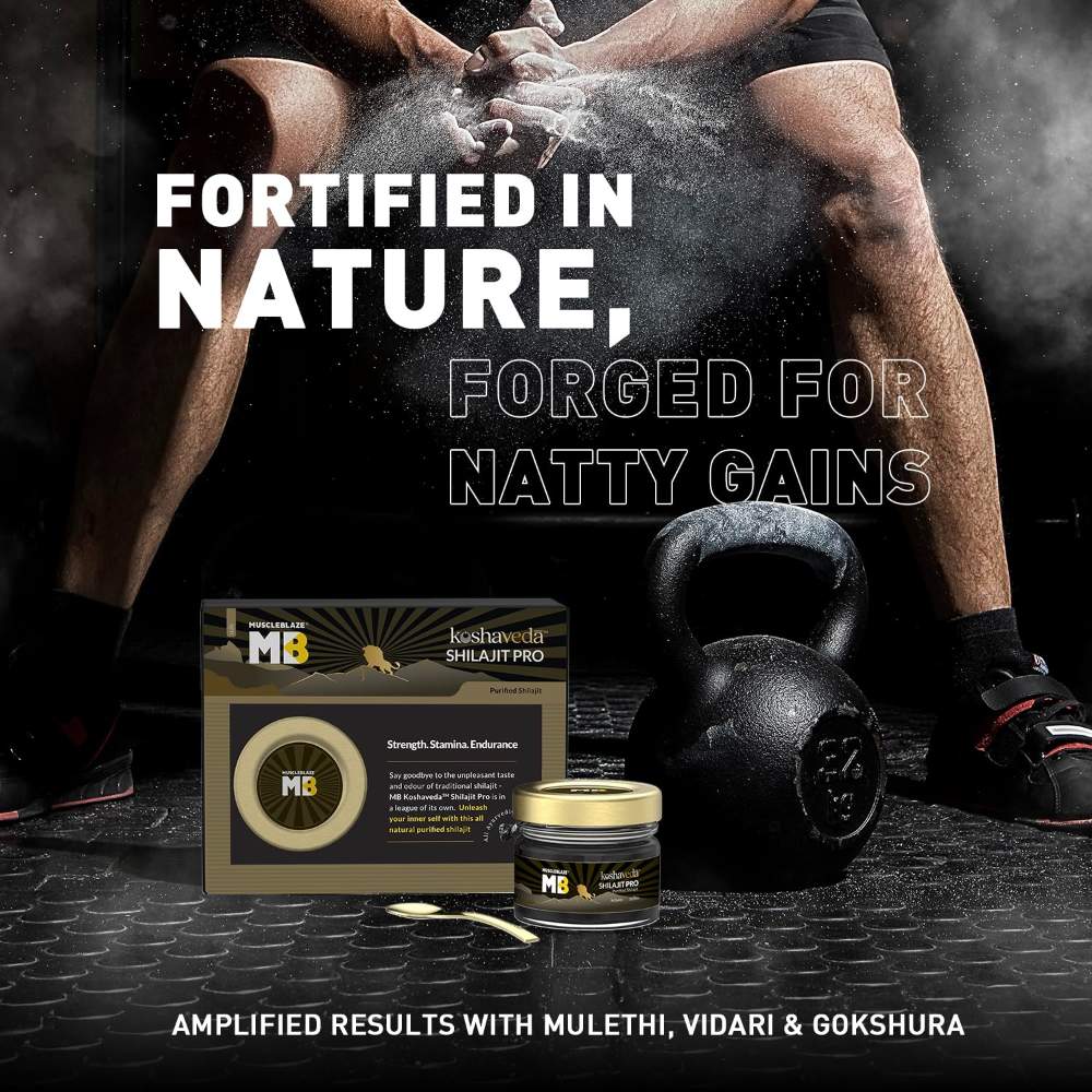 MuscleBlaze Koshaveda Shilajit Pro Resin for Energy