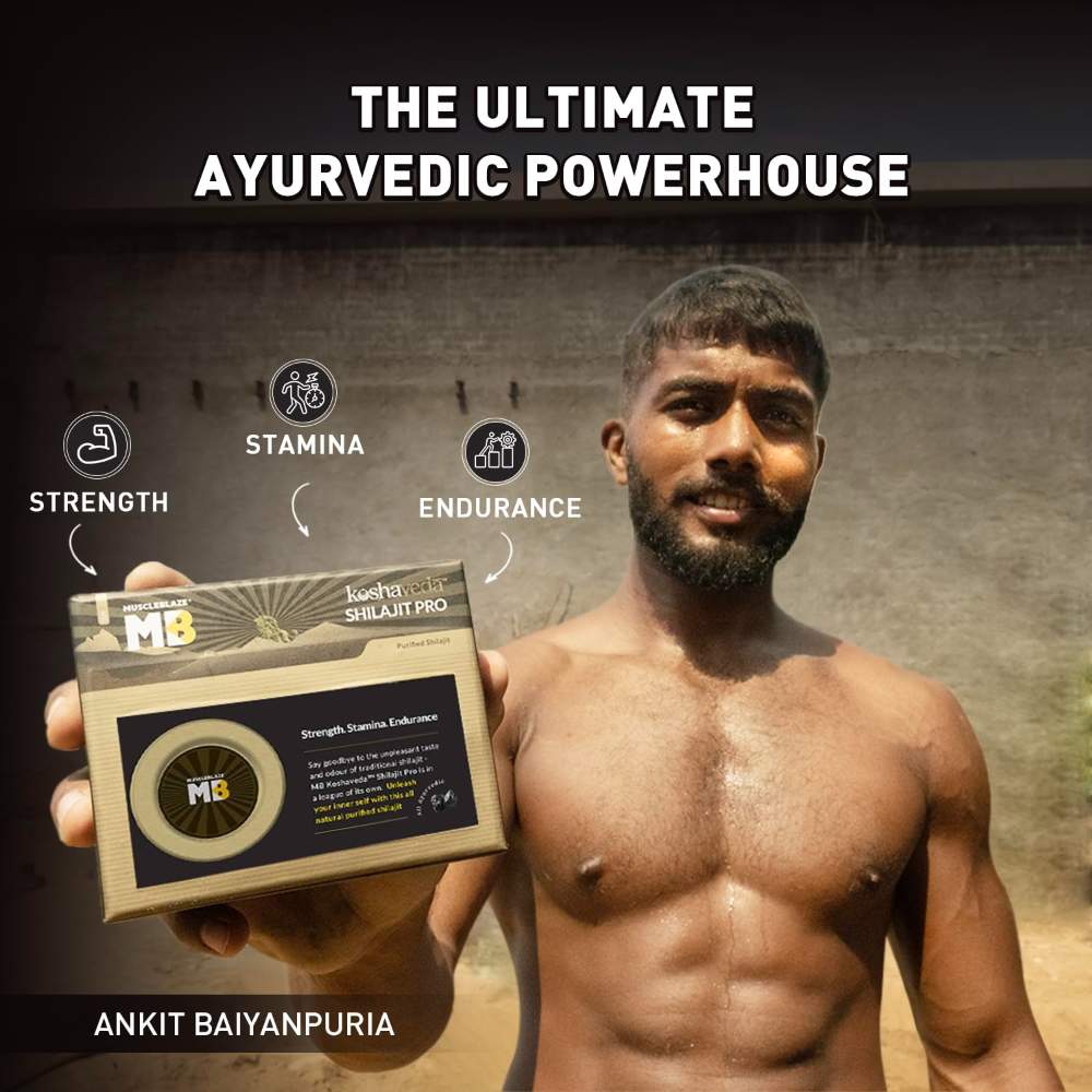 MuscleBlaze Koshaveda Shilajit Pro Resin for Energy