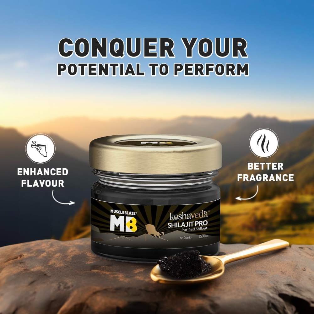 MuscleBlaze Koshaveda Shilajit Pro Resin for Energy
