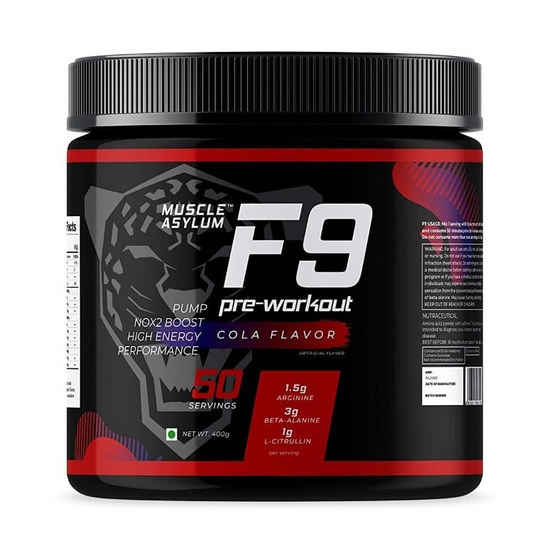 F9 Pre-Workout | Muscle Asylum