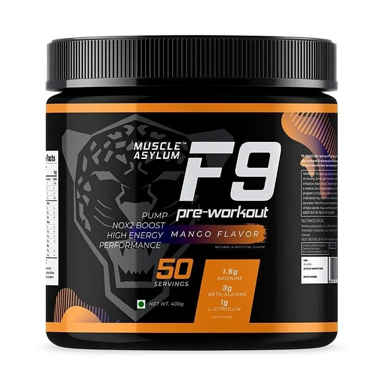 F9 Pre-Workout | Muscle Asylum