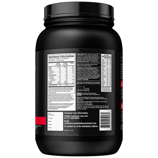 MuscleTech NitroTech Whey Protein | 30g Protein & Creatine