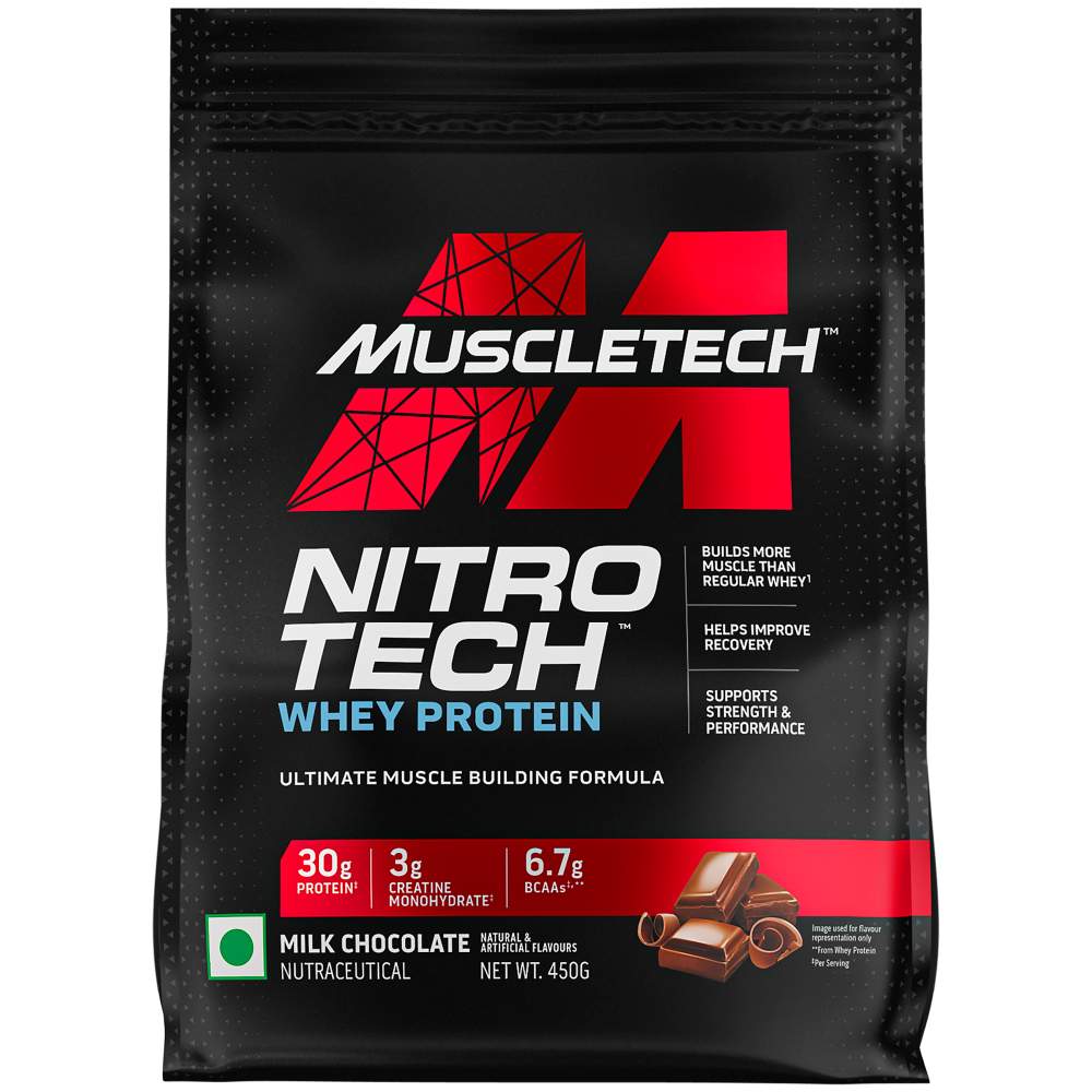 MuscleTech NitroTech Whey Protein | 30g Protein & Creatine