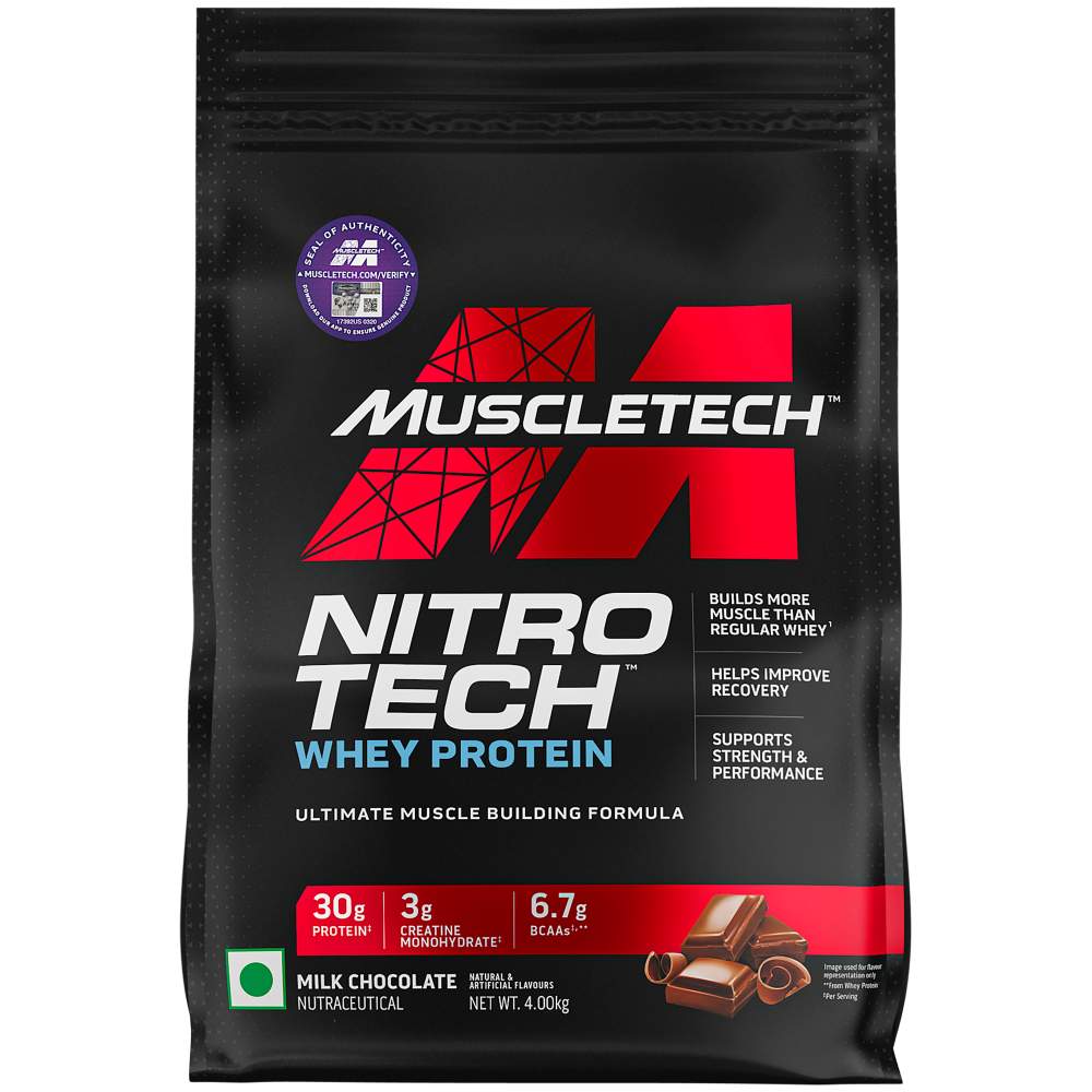 MuscleTech NitroTech Whey Protein | 30g Protein & Creatine