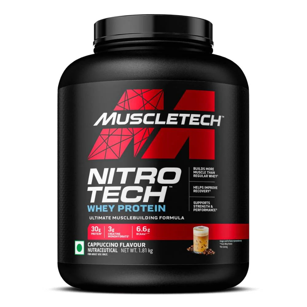 MuscleTech NitroTech Whey Protein | 30g Protein & Creatine