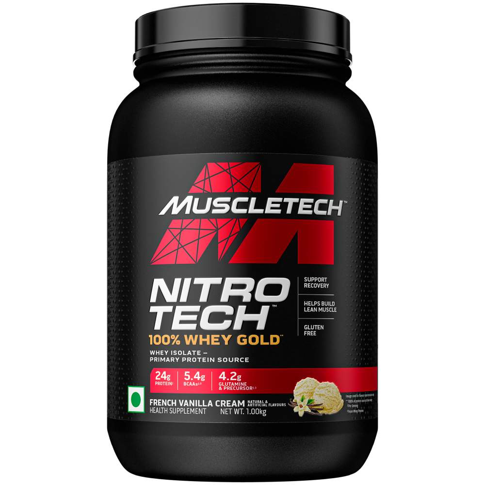 MuscleTech NitroTech 100% Whey Gold - Premium Whey Protein