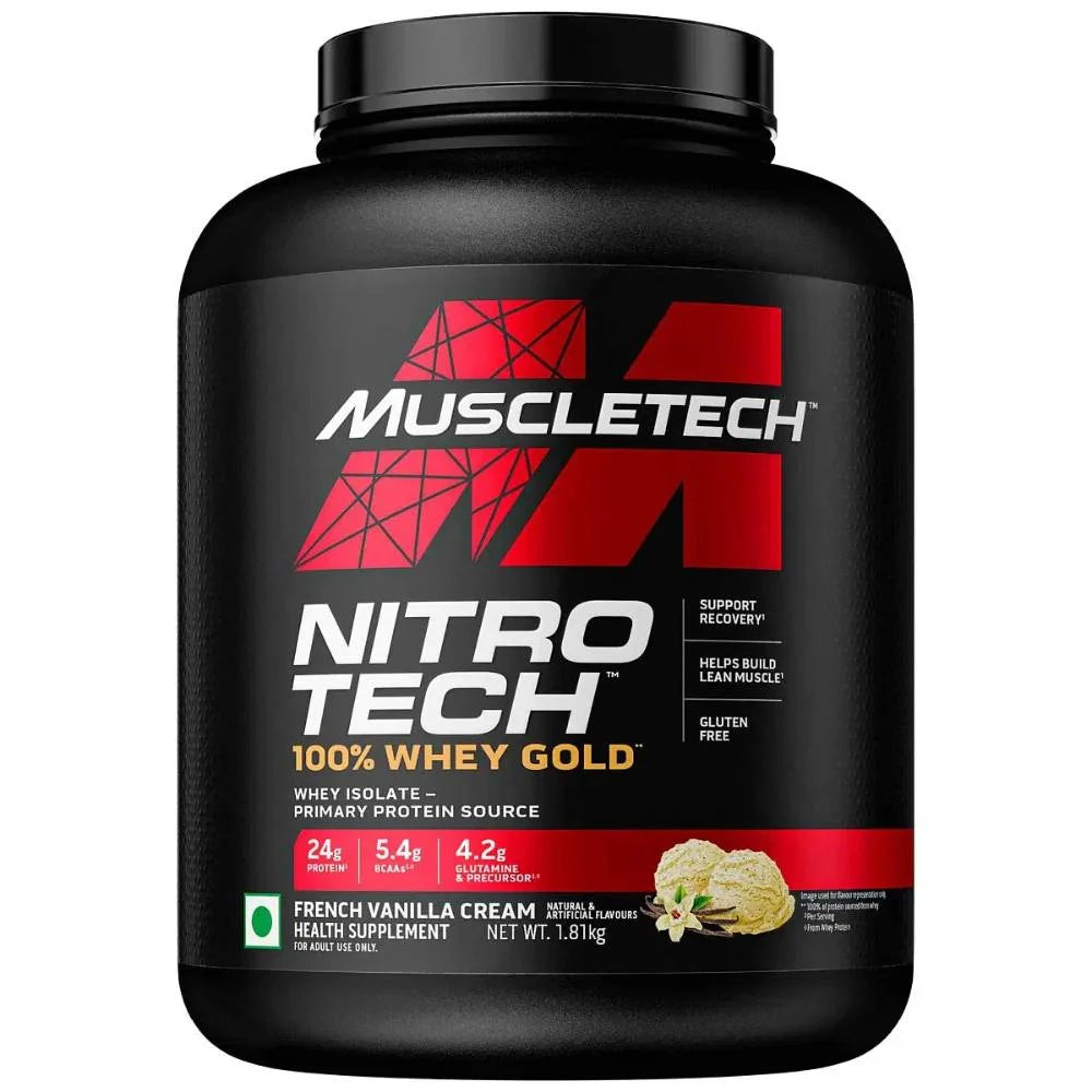 MuscleTech NitroTech 100% Whey Gold - Premium Whey Protein