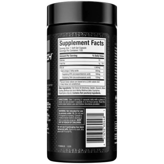 MuscleTech Platinum 100% Fish Oil - Pure Omega-3 Support