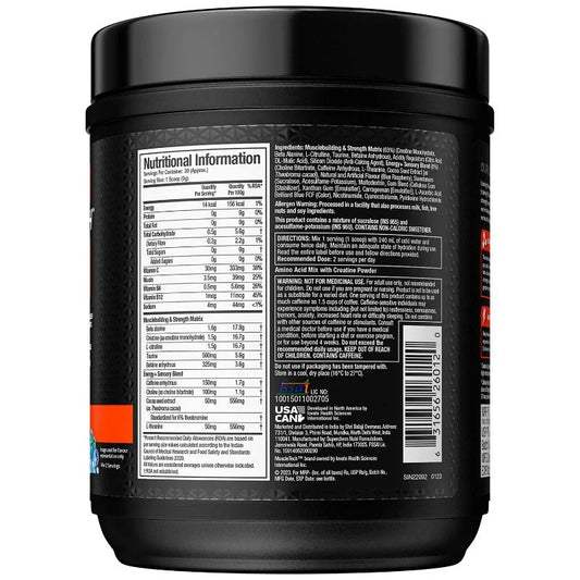 MuscleTech Vapor X5 Next Gen – Powerful Pre-Workout