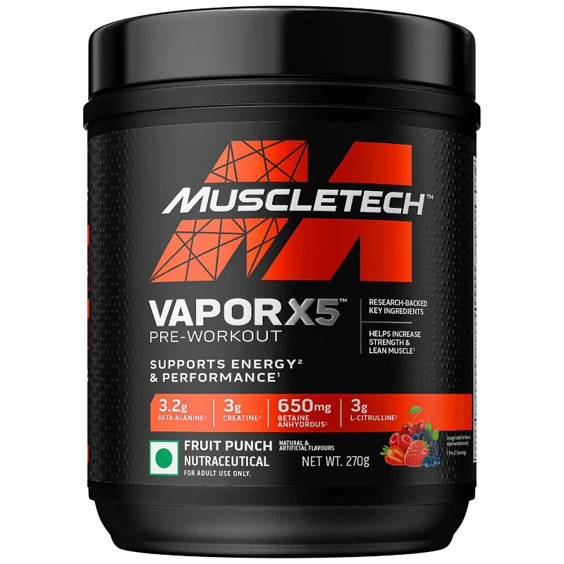 MuscleTech Vapor X5 Next Gen – Powerful Pre-Workout