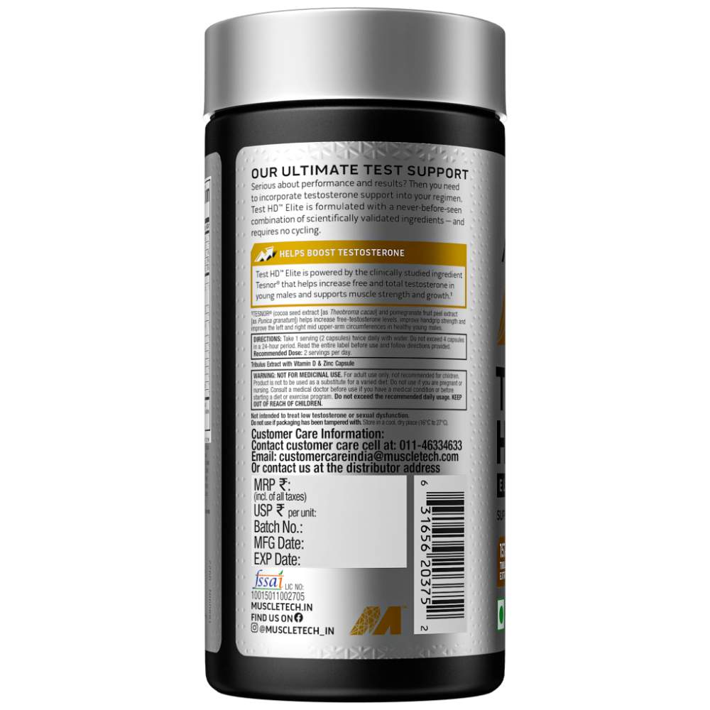 MuscleTech Test HD Elite – Advanced Testosterone Booster