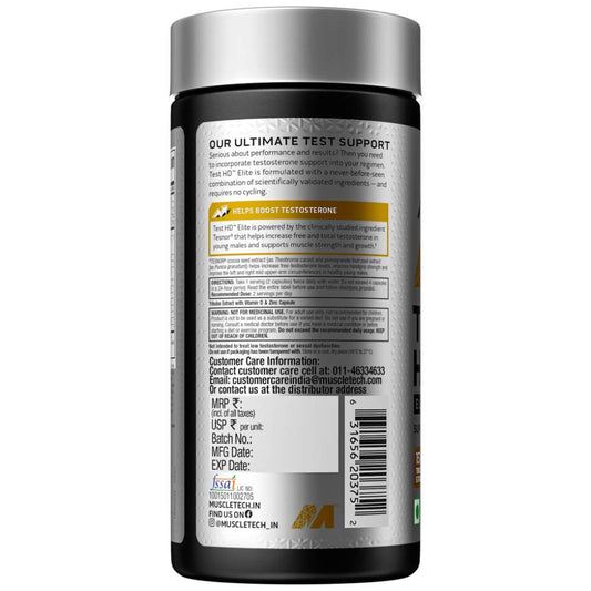 MuscleTech Test HD Elite – Advanced Testosterone Booster