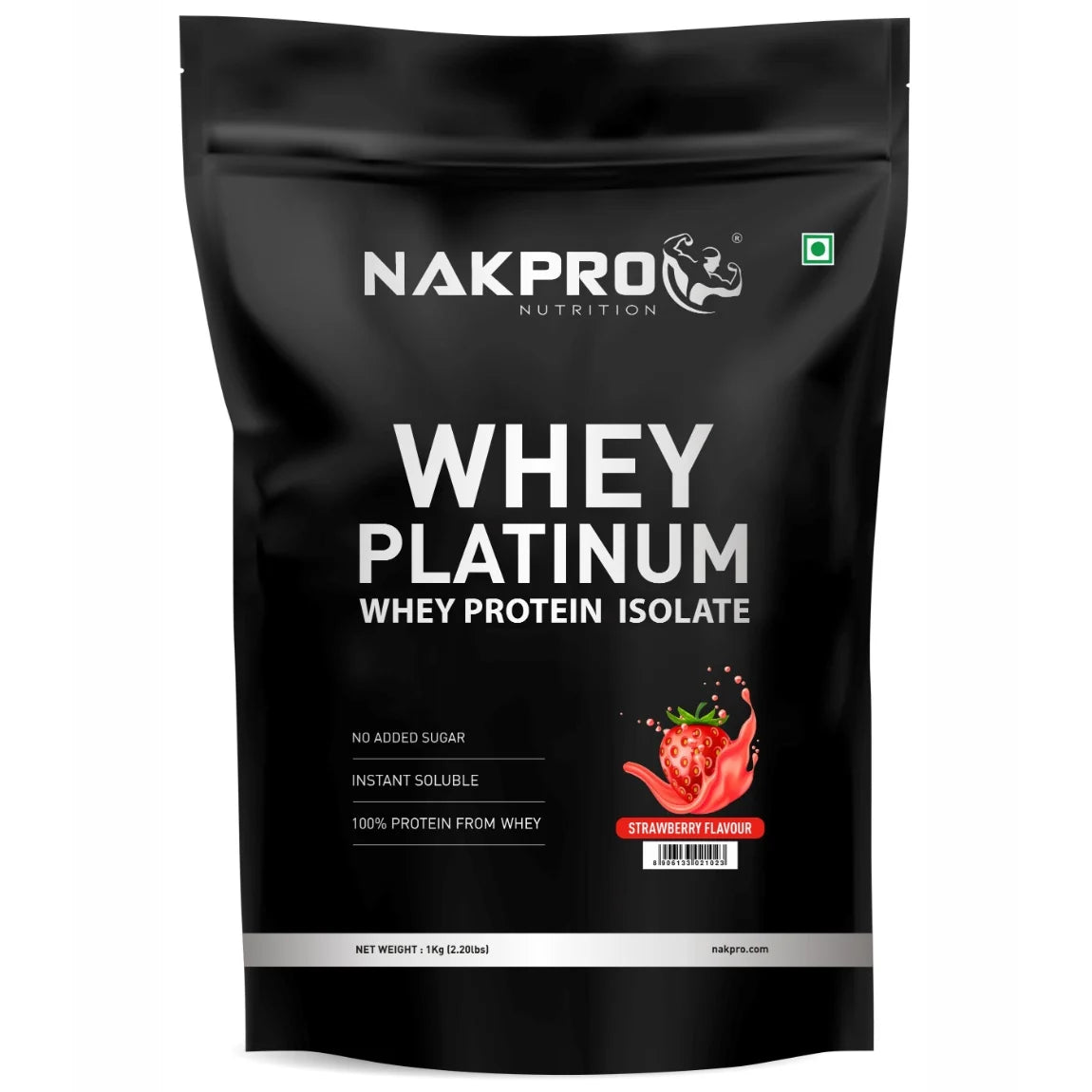 Nakpro Platinum 100% Whey Protein Isolate - 30g Protein Scoop