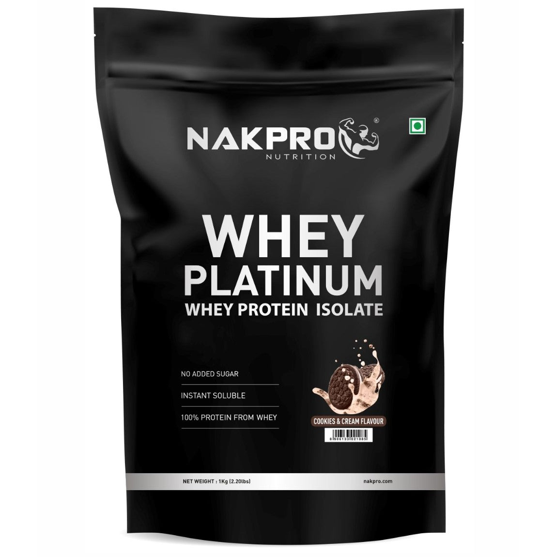 Nakpro Platinum 100% Whey Protein Isolate - 30g Protein Scoop