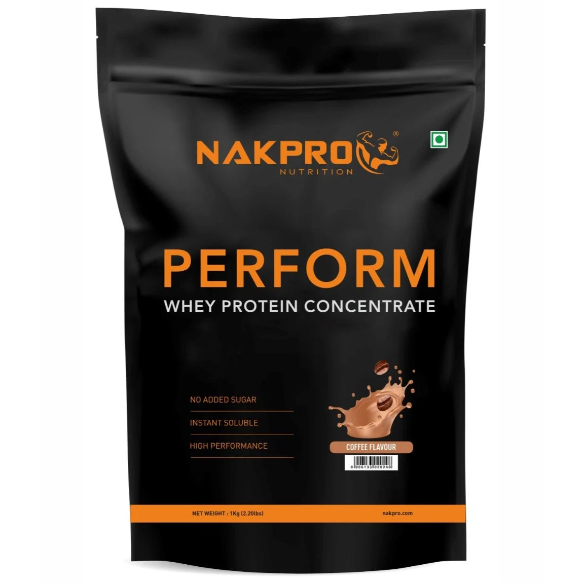 Nakpro Perform Whey Protein - 24g Protein, High BCAA