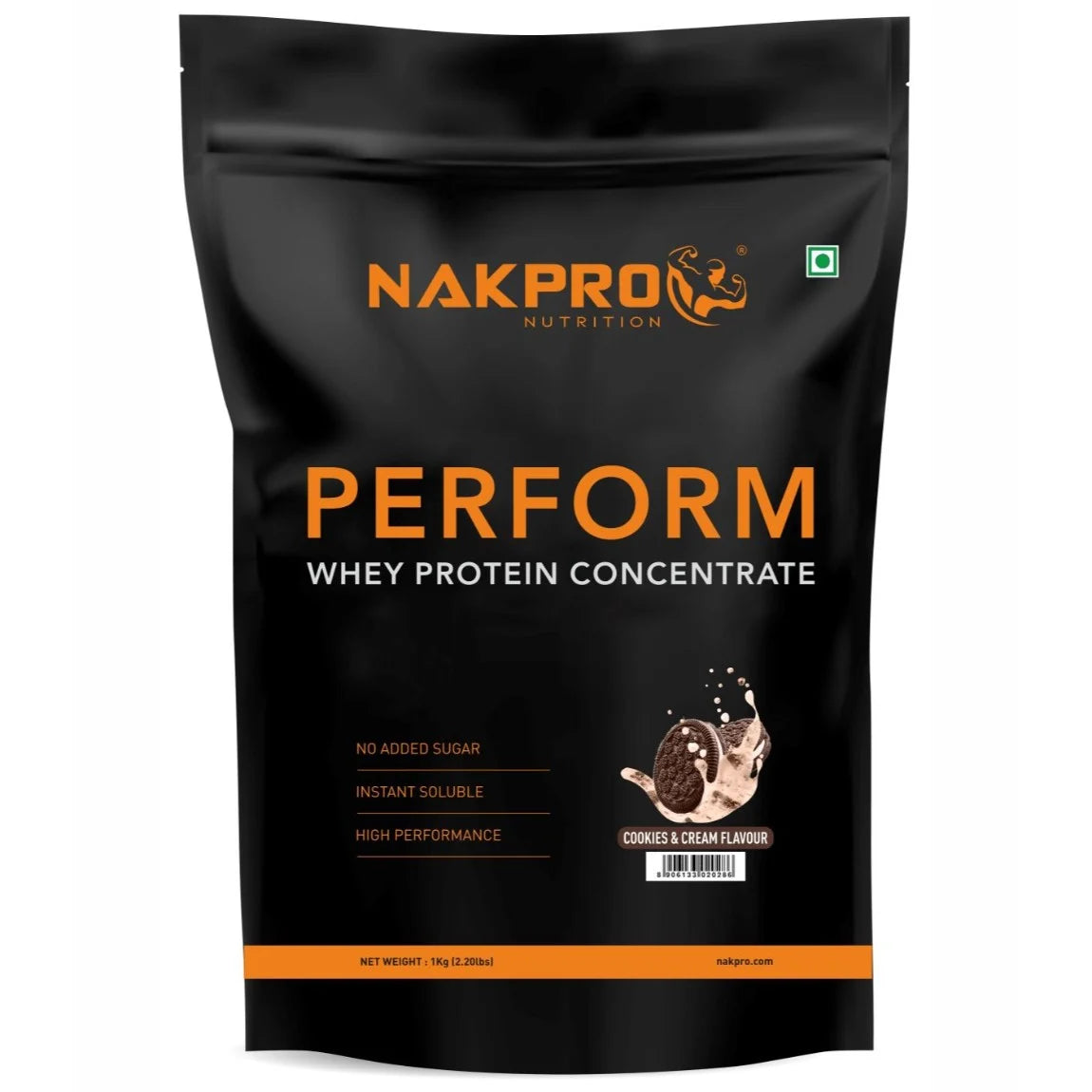Nakpro Perform Whey Protein - 24g Protein, High BCAA