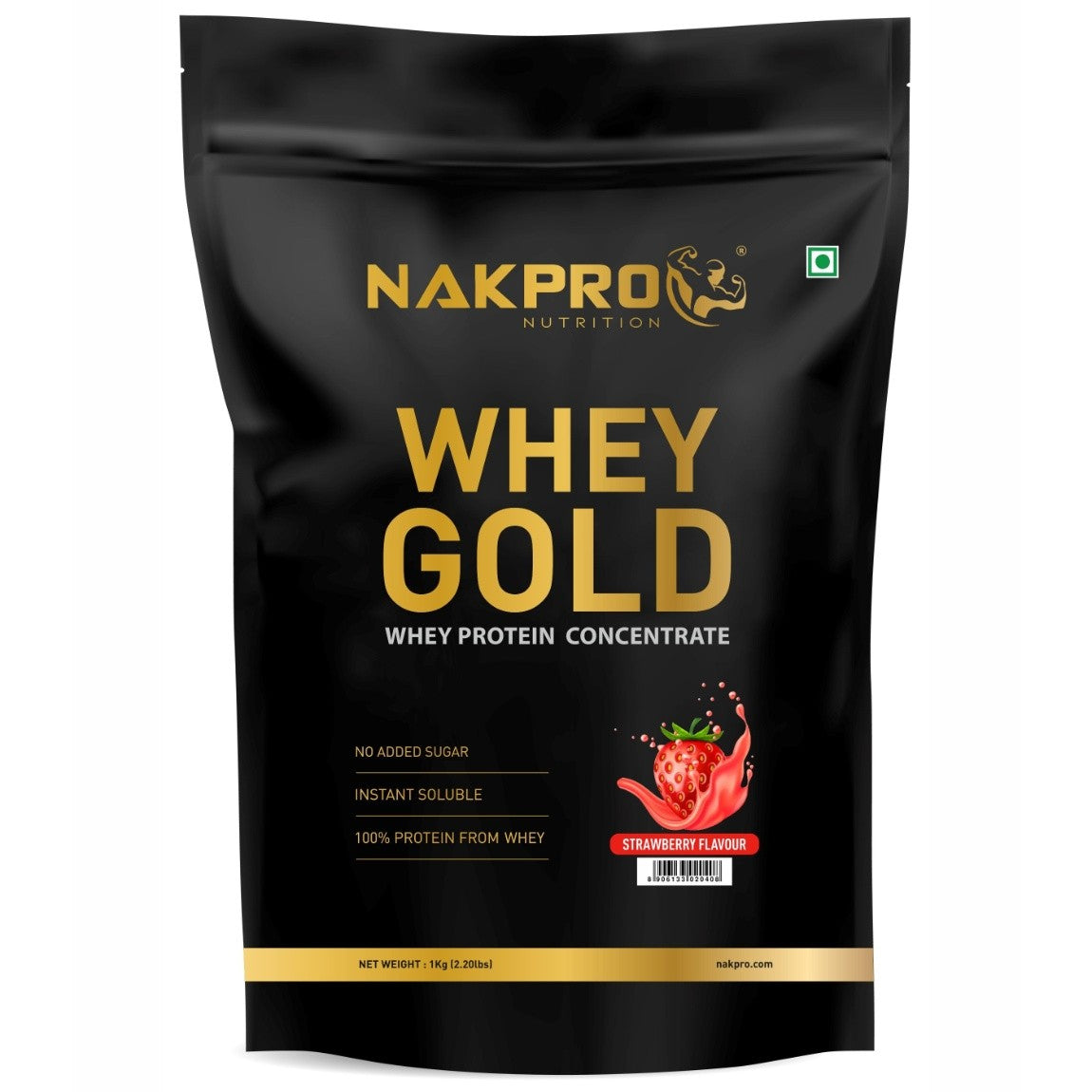 Nakpro Gold Whey Protein Concentrate - 25g Protein