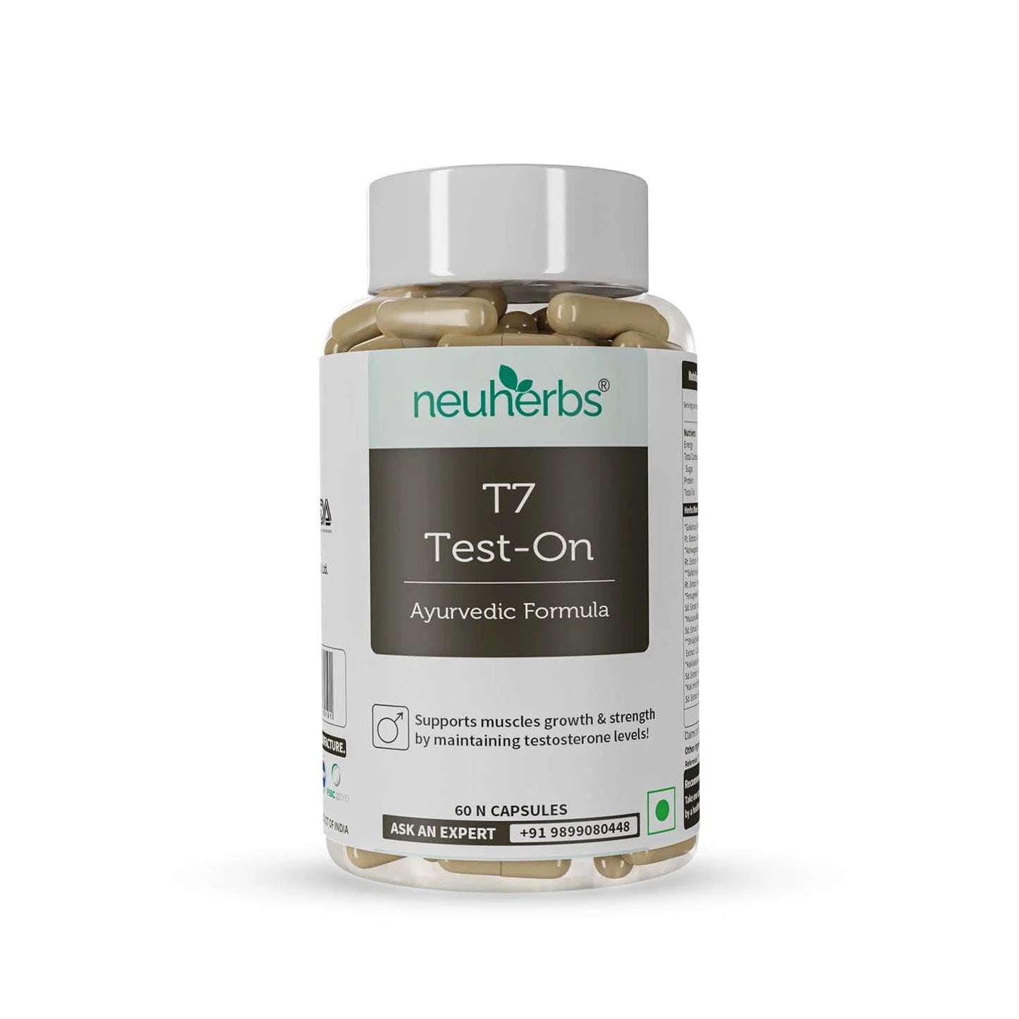Neuherbs Ayurvedic T7 Test On – Natural Testosterone Booster