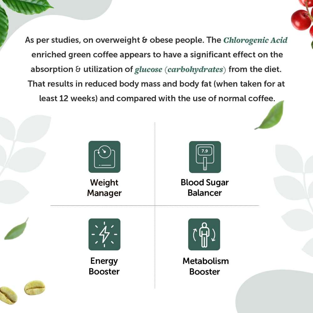 Neuherbs Instant Green Coffee Premix | Boost Metabolism